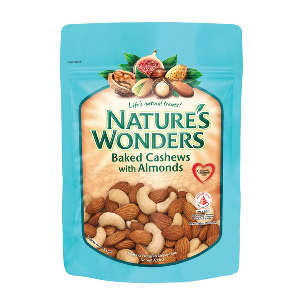 Baked Cashews with Almonds - Nature's Wonders Singapore